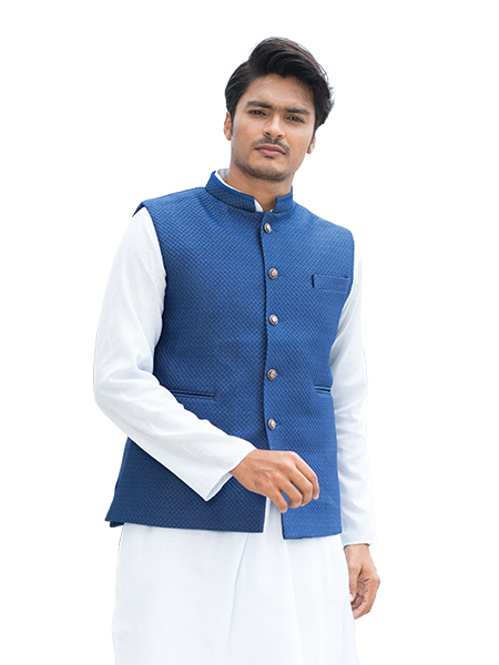 Buy Festival Wear White Plain Art Silk Modi Jacket Kurta Pajama Online From  Surat Wholesale Shop.